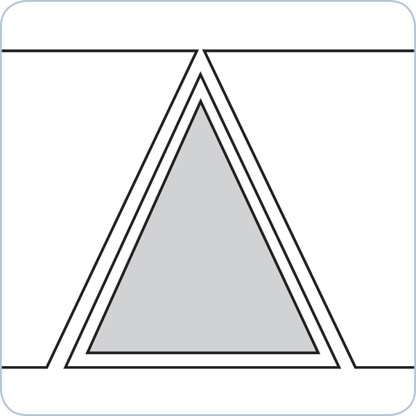 Dreieckstrennkeil Zeichung